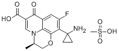 甲磺酸帕珠沙星;pazufloxacin mesilate$1/支